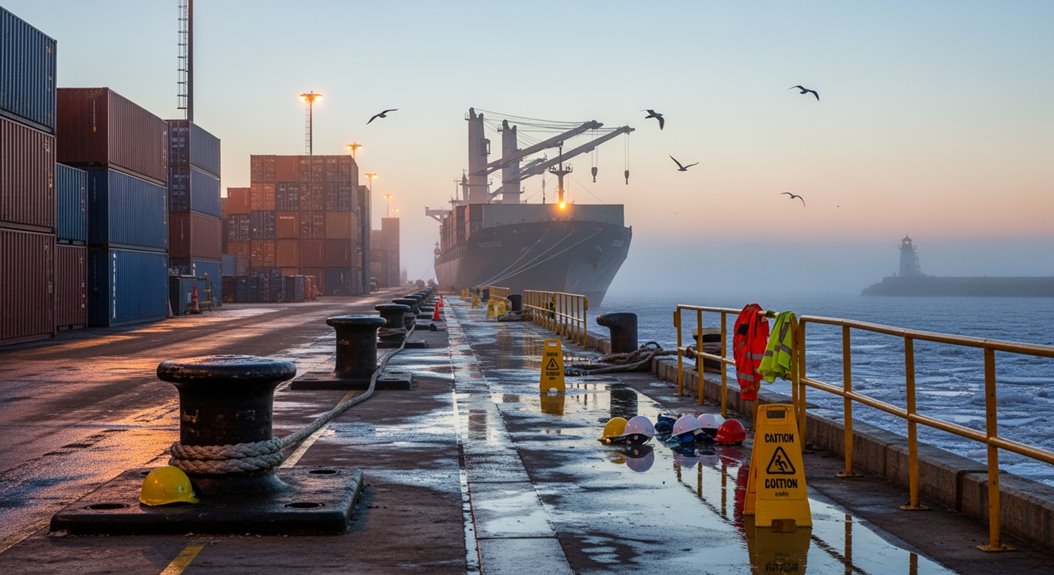 peligros en el lugar de trabajo en los muelles de massachusetts
