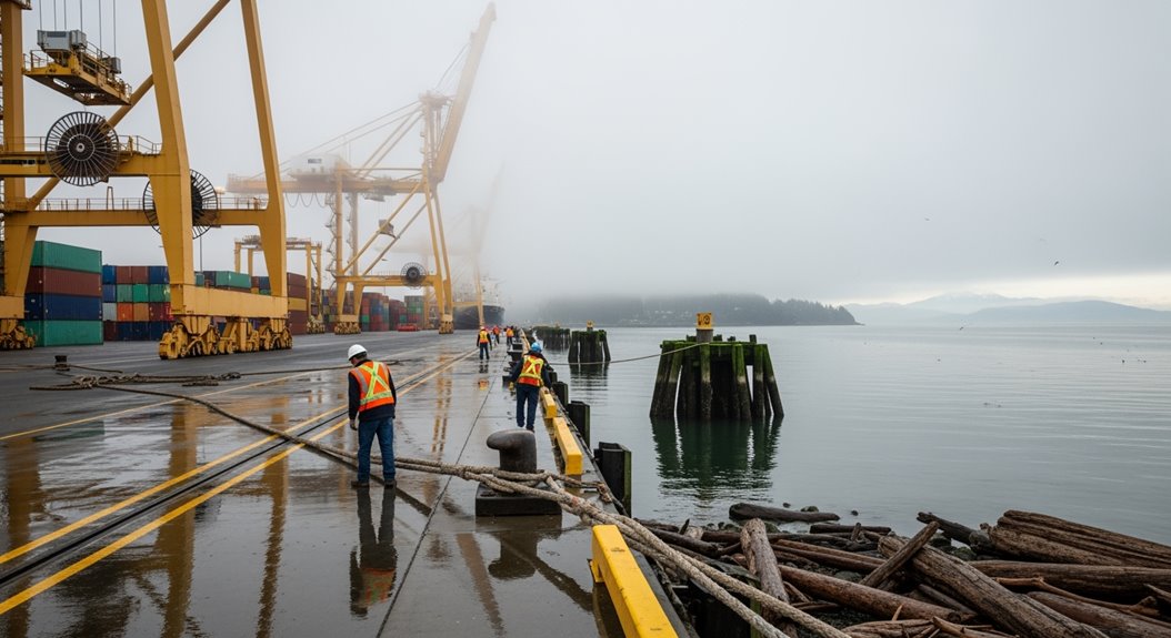 principaux ports et installations de l'oregon
